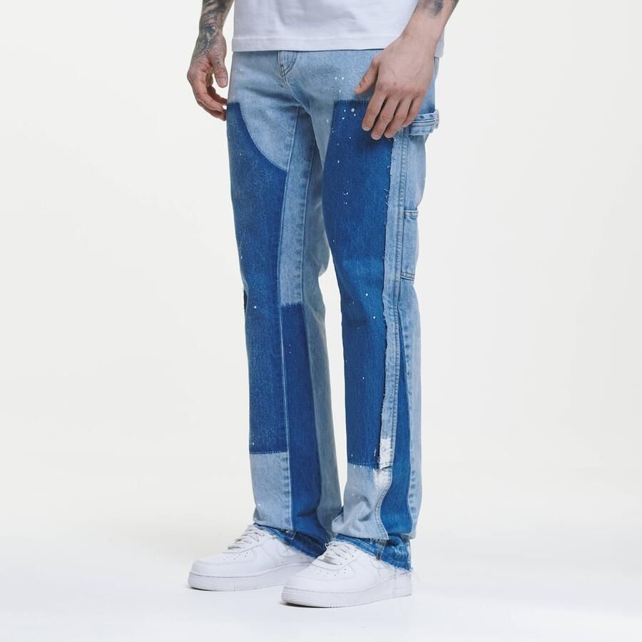 2Y STUDIOS Nardin Carpenter Straight Jeans men Spijkerbroeken blauw Kleding - Foto 3