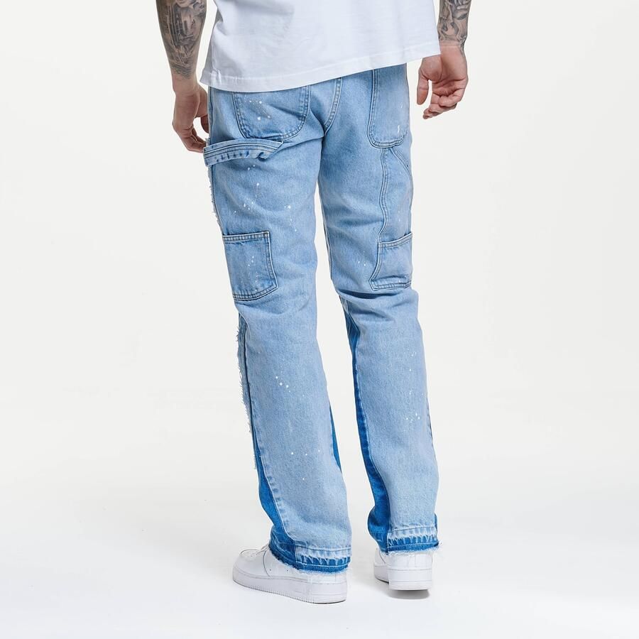 2Y STUDIOS Nardin Carpenter Straight Jeans men Spijkerbroeken blauw Kleding