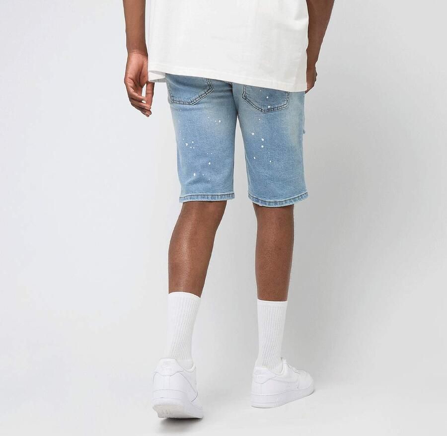 2Y STUDIOS Victor Ripped Slim Fit Shorts Men blauw Kleding - Foto 2