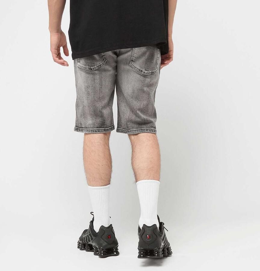 2Y STUDIOS Victor Ripped Slim Fit Shorts Men grijs Kleding