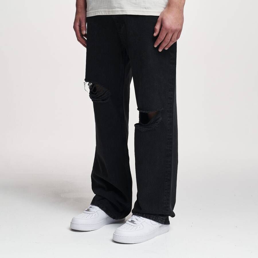 2Y Studios Anduin Ripped Baggy Jeans Spijkerbroeken Kleding washed black maat: 36 beschikbare maaten:28 29 30 31 32 33 34 36