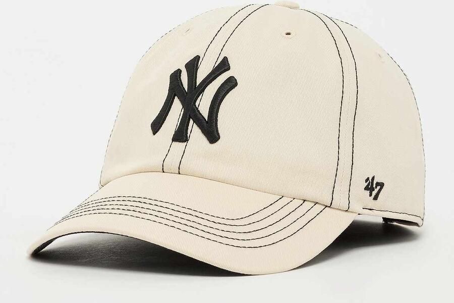 '47 Clean Up Contrast Stitch MLB New York Yankees Unisex Caps beige Maat ONE SIZE Accessoires - Foto 3