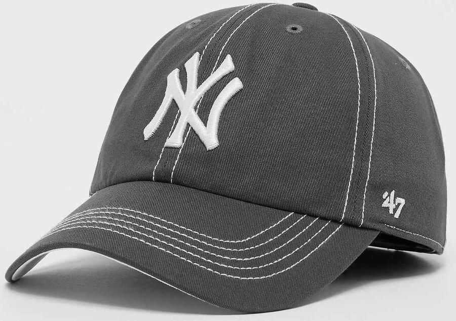 '47 Clean Up Contrast Stitch MLB New York Yankees Unisex Caps grijs Maat ONE SIZE Accessoires - Foto 3