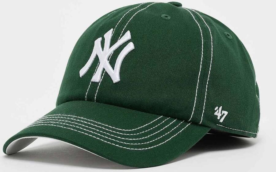 '47 Clean Up Contrast Stitch MLB New York Yankees Unisex Caps groen Maat ONE SIZE Accessoires - Foto 3