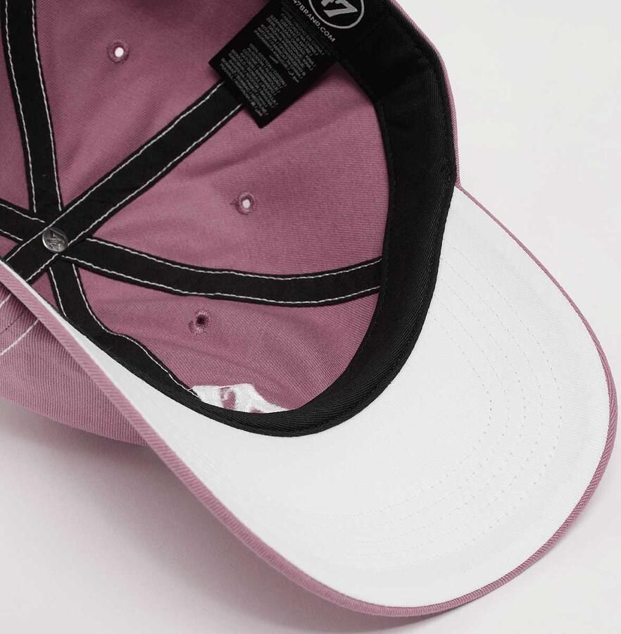 '47 Clean Up Contrast Stitch MLB New York Yankees Unisex Caps lichtroze Maat ONE SIZE Accessoires