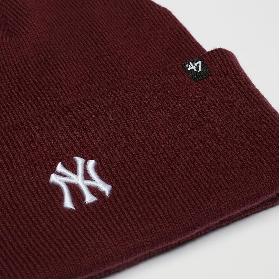 '47 Cuff Knit Base Runner MLB New York Yankees Unisex Mutsen rood Maat ONE SIZE Accessoires