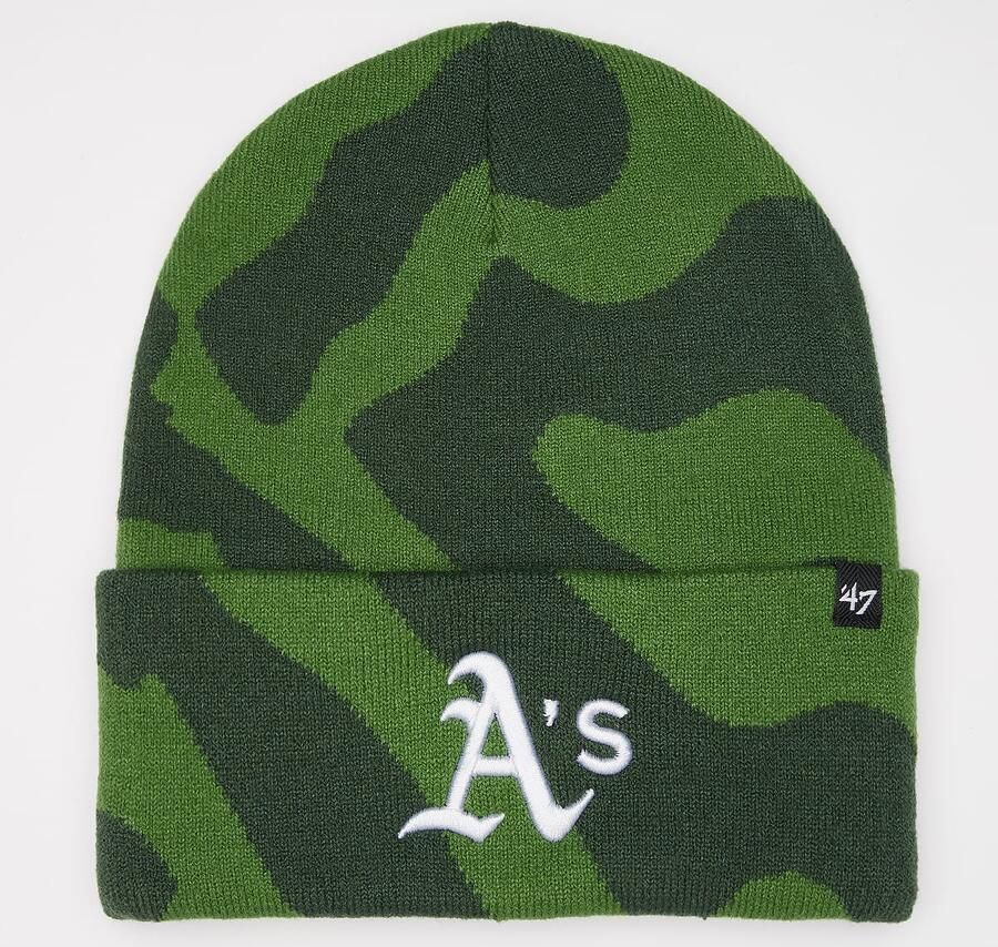 '47 Cuff Knit Freeform MLB Oakland Athletics Unisex Mutsen groen Maat ONE SIZE Accessoires - Foto 3