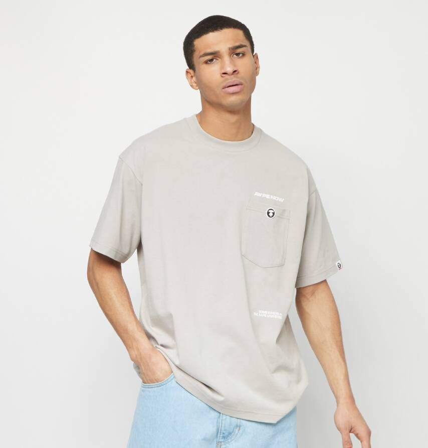 Aape Short Sleeve Tee T-shirts Kleding flint grey maat: L beschikbare maaten:S L