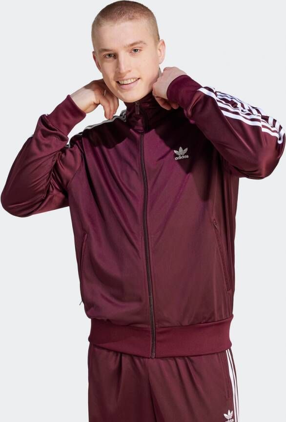 Adidas Originals Adicolor Firebird Trainingsjack Hooded vesten Kleding maroon maat: XL beschikbare maaten:L XL
