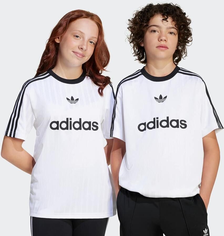Adidas Originals 3-Streifen T-Shirt Unisex Jersey's wit Kleding - Foto 3