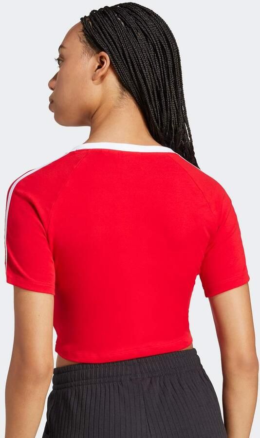 Adidas Originals 3-Stripes Baby Tee Wo T-Shirts & Polo's rood Maat XS Kleding - Foto 10