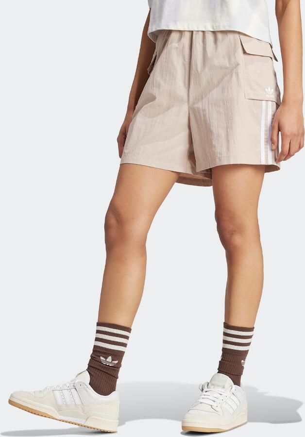 Adidas Originals 3-stripes Cargo Short Summer Glow shorts wonder taupe maat: L beschikbare maaten:XS S M L - Foto 3