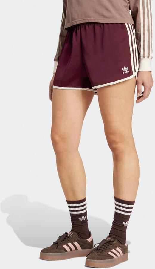 Adidas Originals 3-Stripes Sprinter Shorts Women Sportshorts rood Maat XS Kleding - Foto 4