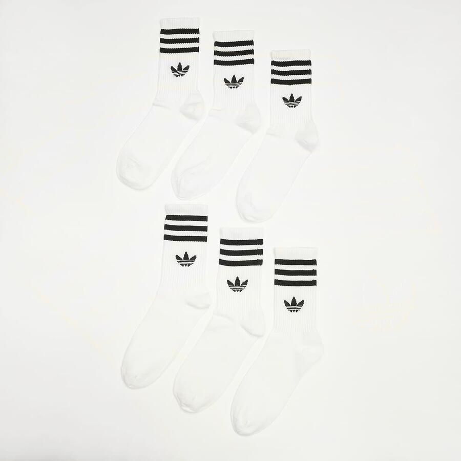 Adidas Originals Sokken met logostitching in een set van 6 paar model 'Crew' - Foto 2