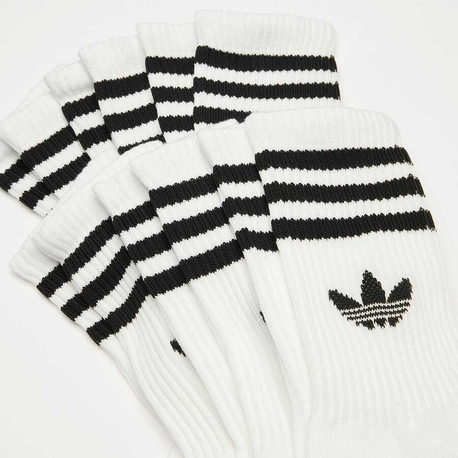 Adidas Originals Sokken met logostitching in een set van 6 paar model 'Crew'