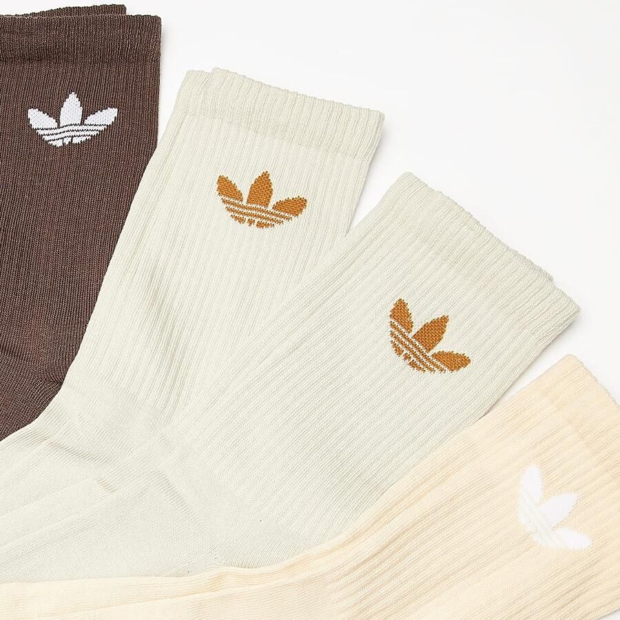 Adidas Originals Trefoil Crew Sokken (6 Pack) Unisex multicolor Maat 37-39 Kleding