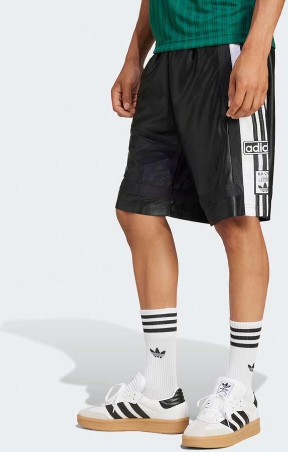 Adidas Originals Relaxed fit korte broek met labelpatches model 'ADIBREAK' - Foto 3
