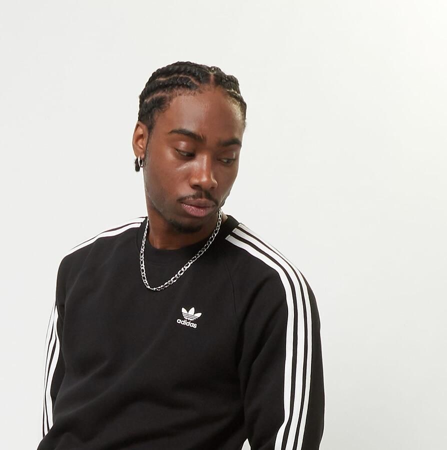 Adidas Originals Adicolor 3-stripes Crew Sweatshirt Sweaters Kleding black maat: XXL beschikbare maaten:S M L XL XS XXL - Foto 2