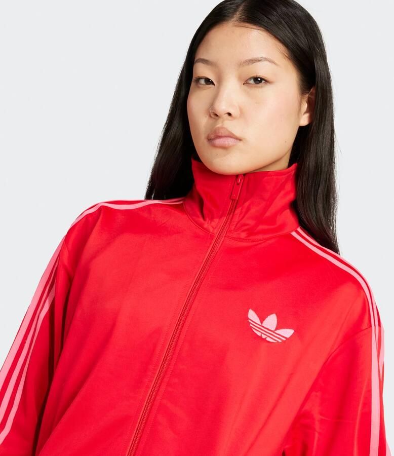 Adidas Originals Adicolor Classic Firebird Loose Track Top Women Hoodies & Sweaters rood Maat XS Kleding