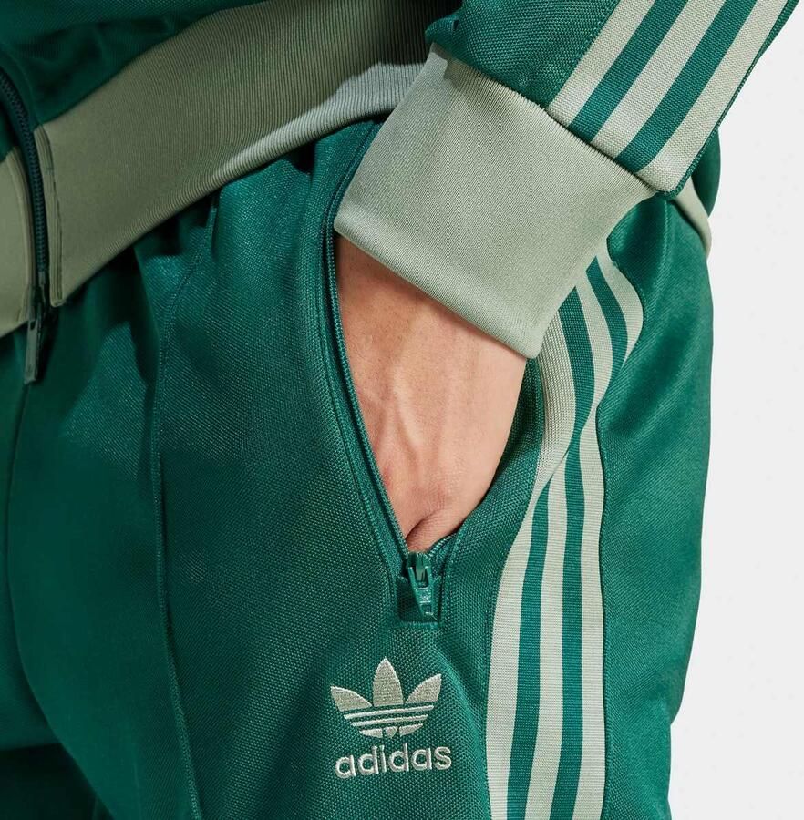 Adidas Originals adicolor Classics Beckenbauer Trainingsbroek Men Trainingsbroeken groen Maat XL Kleding