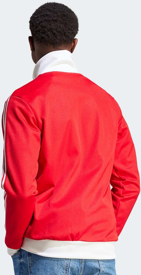 Adidas Originals Adicolor Beckenbauer Trainingsjack Trainingsjassen Kleding better scarlet white maat: XXL beschikbare maaten:S M L XL XXL