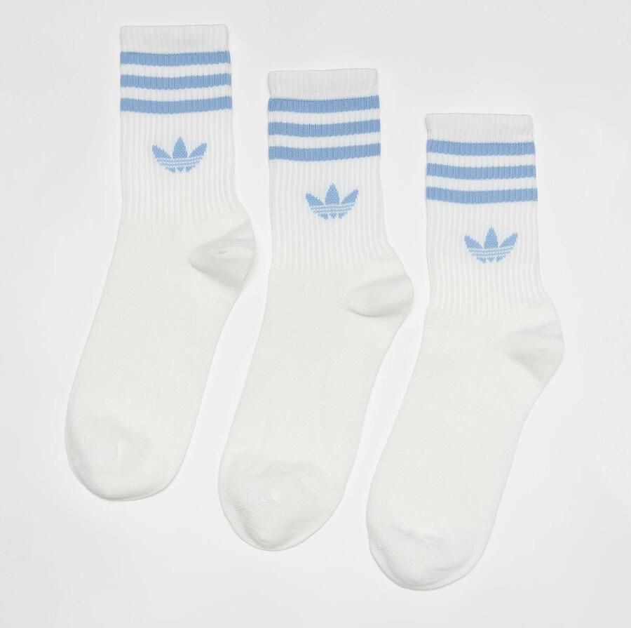 Adidas Originals adicolor Crew Socken (3 Pack) Unisex Sokken wit Maat 40-42 Kleding - Foto 2