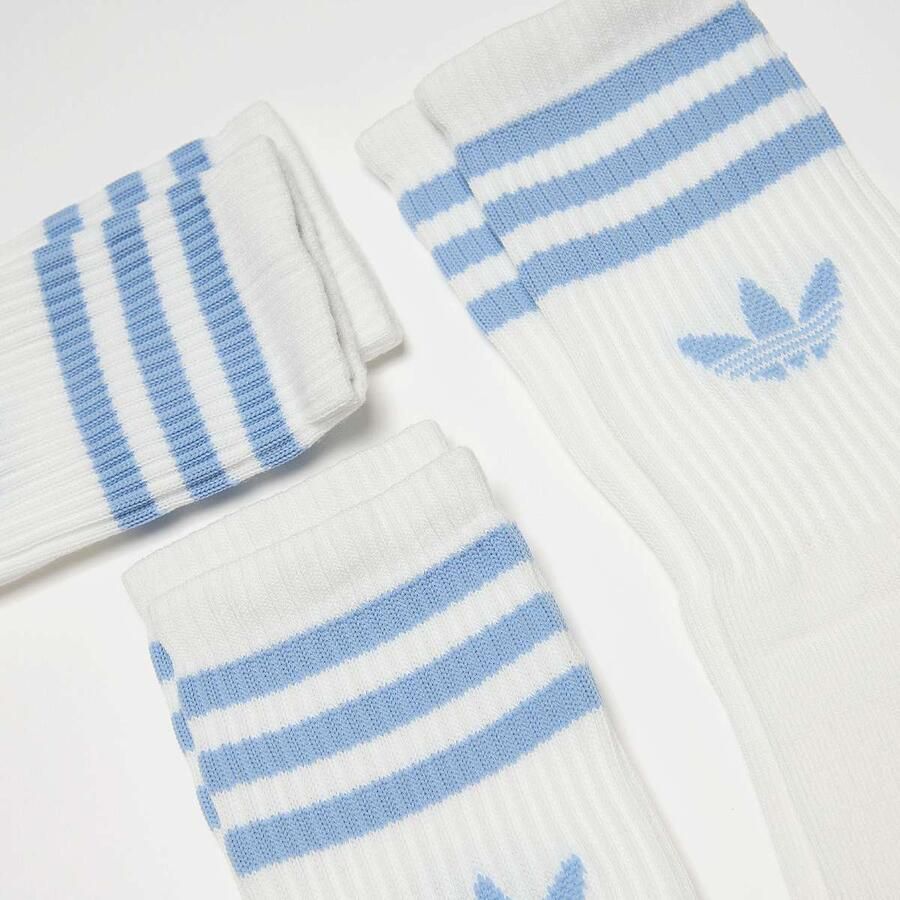 Adidas Originals adicolor Crew Socken (3 Pack) Unisex Sokken wit Maat 40-42 Kleding