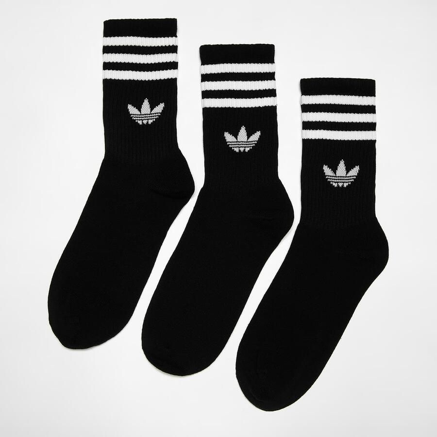 Adidas Originals adicolor Crew Socken (3 Pack) Unisex Sokken zwart Maat 37-39 Kleding - Foto 2