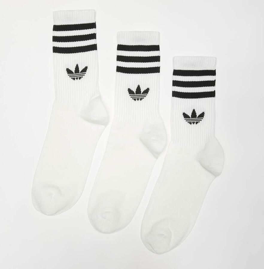 Adidas Originals adicolor Crew Sokken (3 Pack) Unisex wit Maat 43-45 Kleding - Foto 2