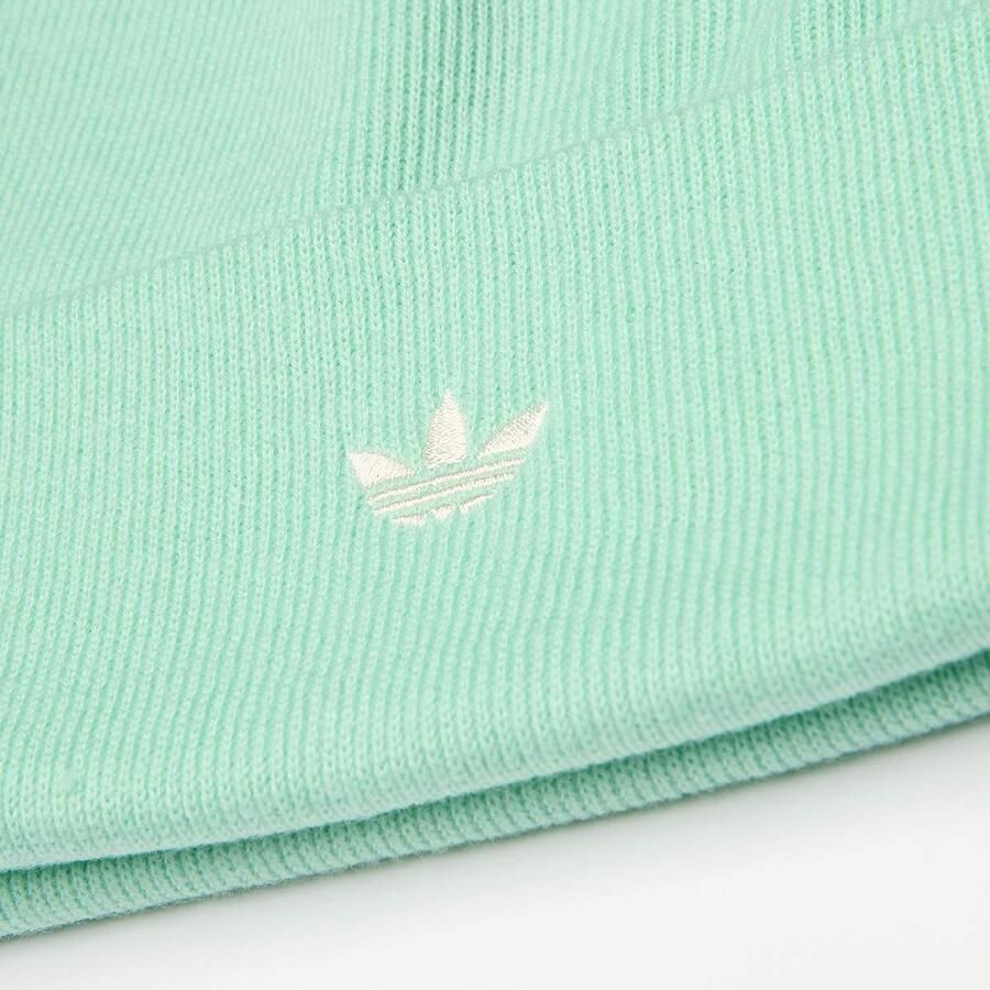 Adidas Originals Adicolor Cuff Beanie Unisex Mutsen groen Maat OSFM Accessoires