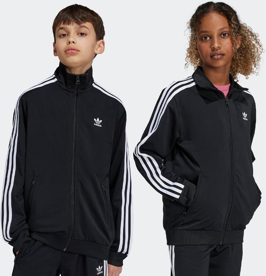 Adidas Originals adicolor Firebird trainingsjacke Trainingspakken in zwart formaten: 134 - Foto 3