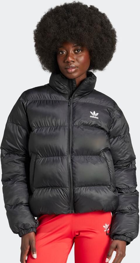 Adidas Originals adicolor Short Puffer Jacket Women jackets zwart Maat XS Kleding - Foto 3