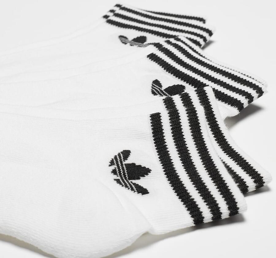 Adidas Originals Adicolor Trefoil Ankle Sokken (3 Pack) Middellang Kleding white black maat: 35-38 beschikbare maaten:35-38 39-42 43-46