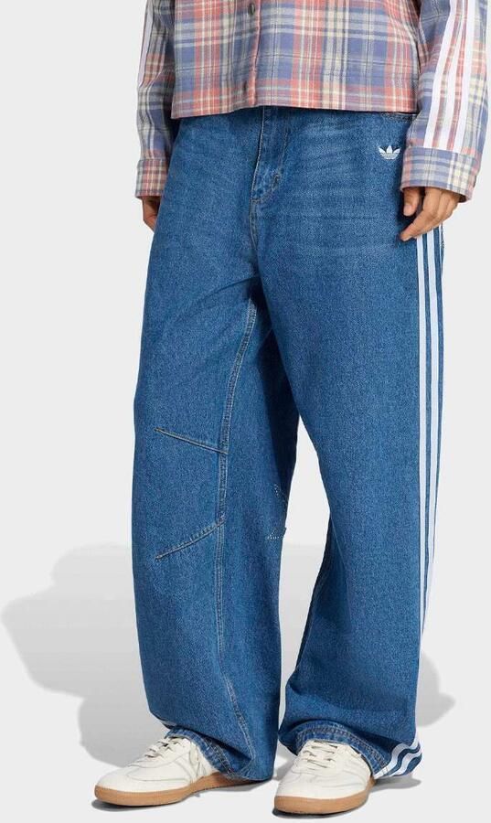 Adidas Originals Baggy Denim Wo Spijkerbroeken blauw Kleding - Foto 3