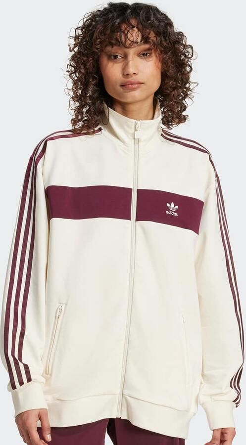 Adidas Originals Blocked Track Jacket Women Trainingspakken beige Maat L Kleding - Foto 5