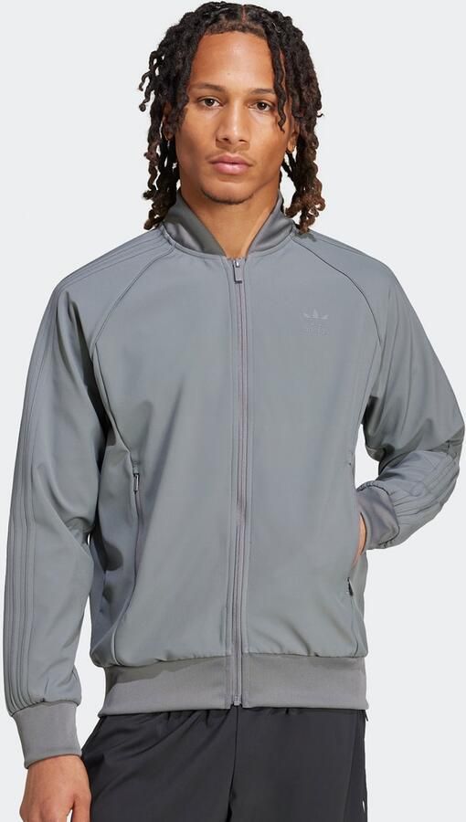 Adidas Originals Bonded Sperstar Originals Jacket Trainingspakken in grijs formaten: L - Foto 6