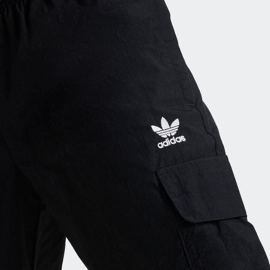 Adidas Originals Trefoil Woven Cargo Pants Junior Zwart Kind Zwart