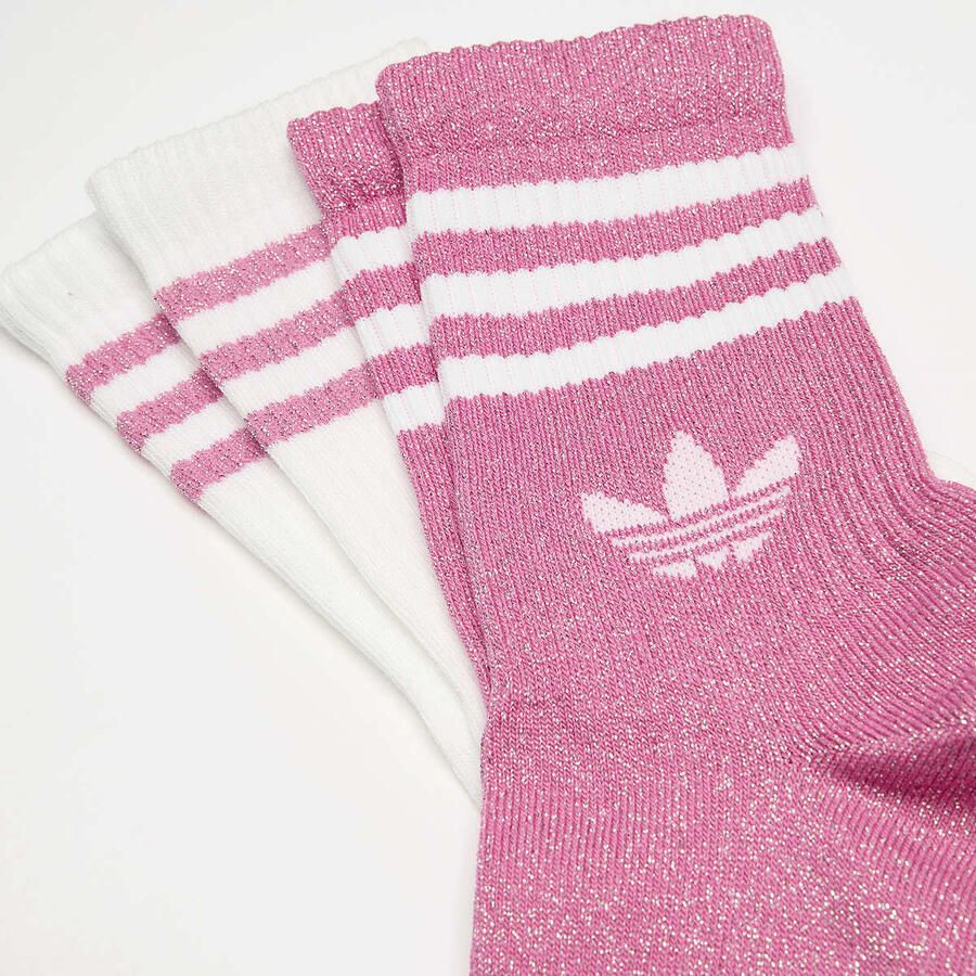 Adidas Originals Crew Glitter Sokken Wo lichtroze Maat 37-39 Kleding
