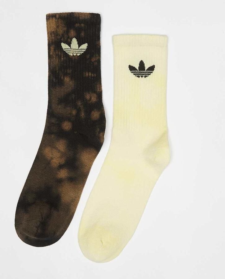 Adidas Originals Crew Sokken Acid Wash (2 Pack) Unisex multicolor Maat 37-39 Kleding - Foto 2