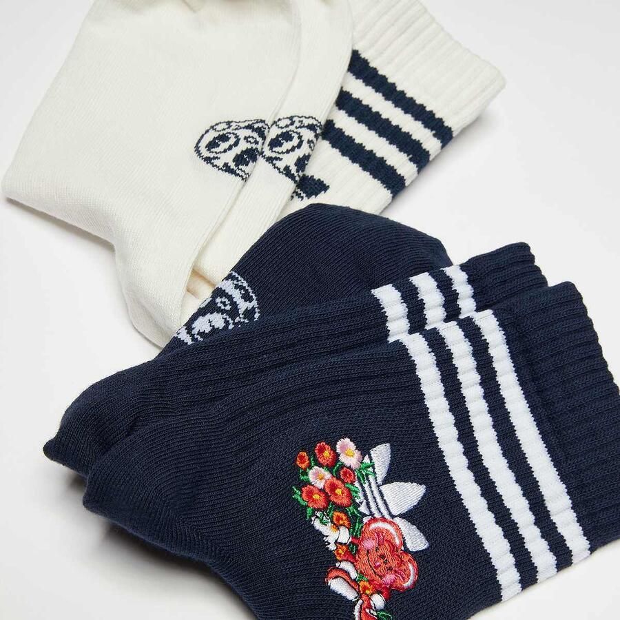 Adidas Originals Crew Sokken Nelson Valentine (2 Pack) Wo multicolor Maat 34-36 Kleding