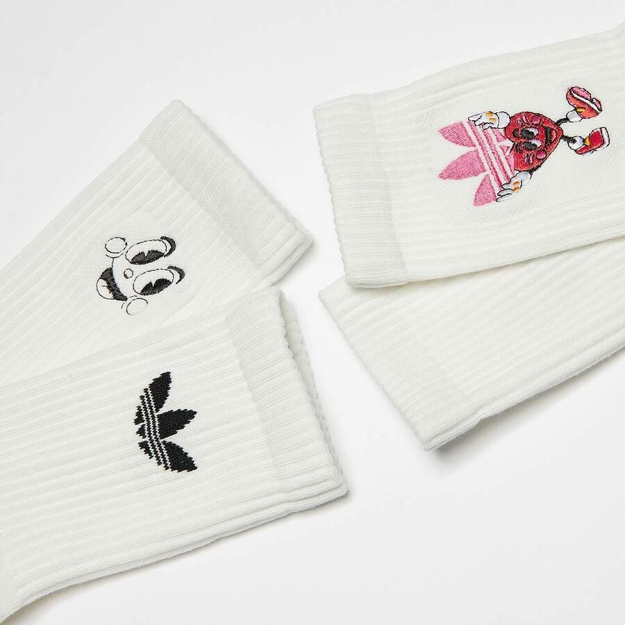 Adidas Originals Crew Sokken Nelson Valentine (2 Pack) Wo wit Maat 34-36 Kleding