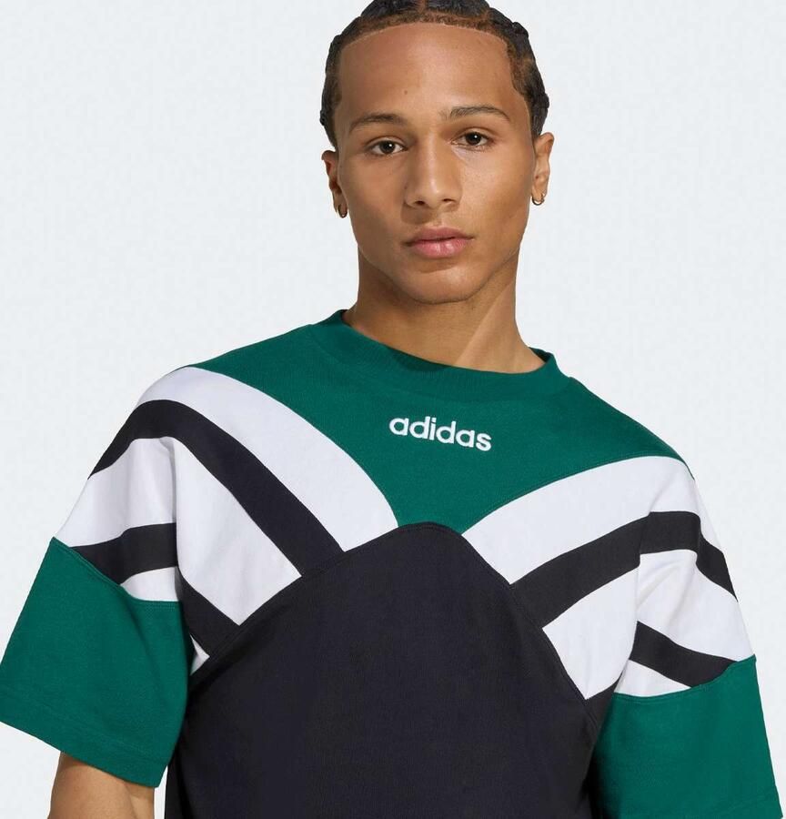 Adidas Originals Cutline Tee Men T-Shirts & Polo's zwart Maat XL Kleding