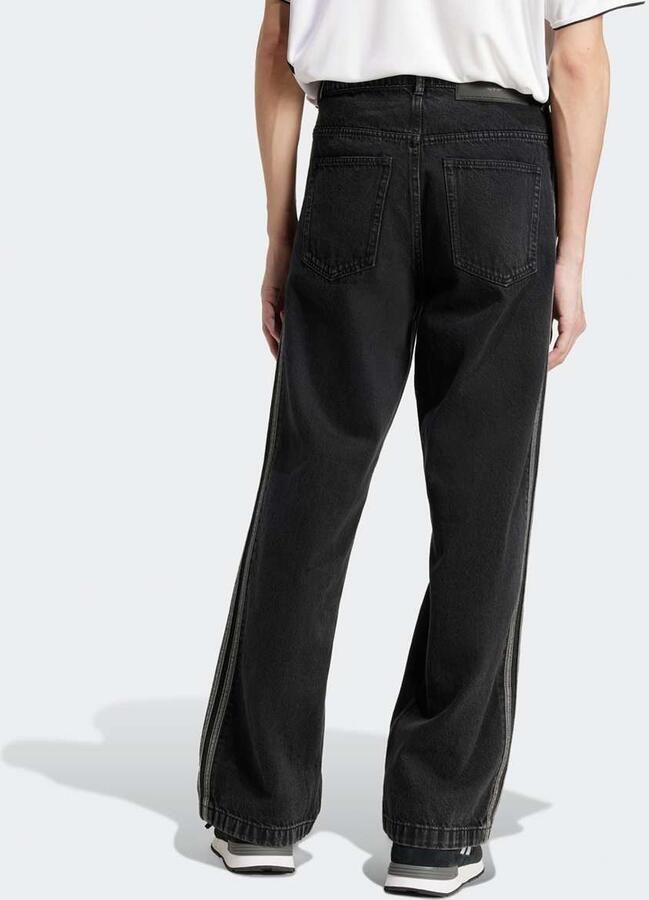 Adidas Originals Denim Firebird Broek Men Spijkerbroeken zwart Kleding - Foto 4