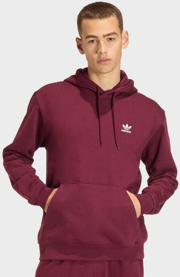 Adidas Originals Essential Loose Fleece Hoodie Men Hoodies & Sweaters rood Maat XL Kleding - Foto 8