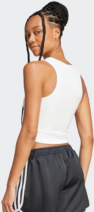 Adidas Originals Essential Ribbed Tanktop Women Tops wit Maat XS Kleding - Foto 2