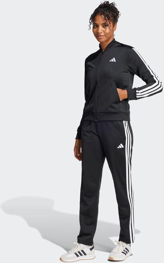 Adidas Originals Essentials 3-Stripes Track Suit Women Sportkleding zwart Maat XS Kleding - Foto 4