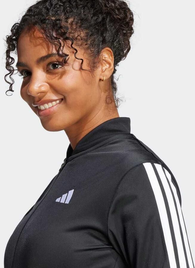 Adidas Originals Essentials 3-Stripes Track Suit Women Sportkleding zwart Maat XS Kleding