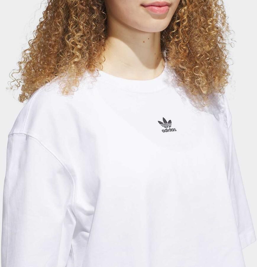 Adidas Originals Essentials Crop T-Shirt Wo T-Shirts & Polo's wit Maat XS Kleding - Foto 2