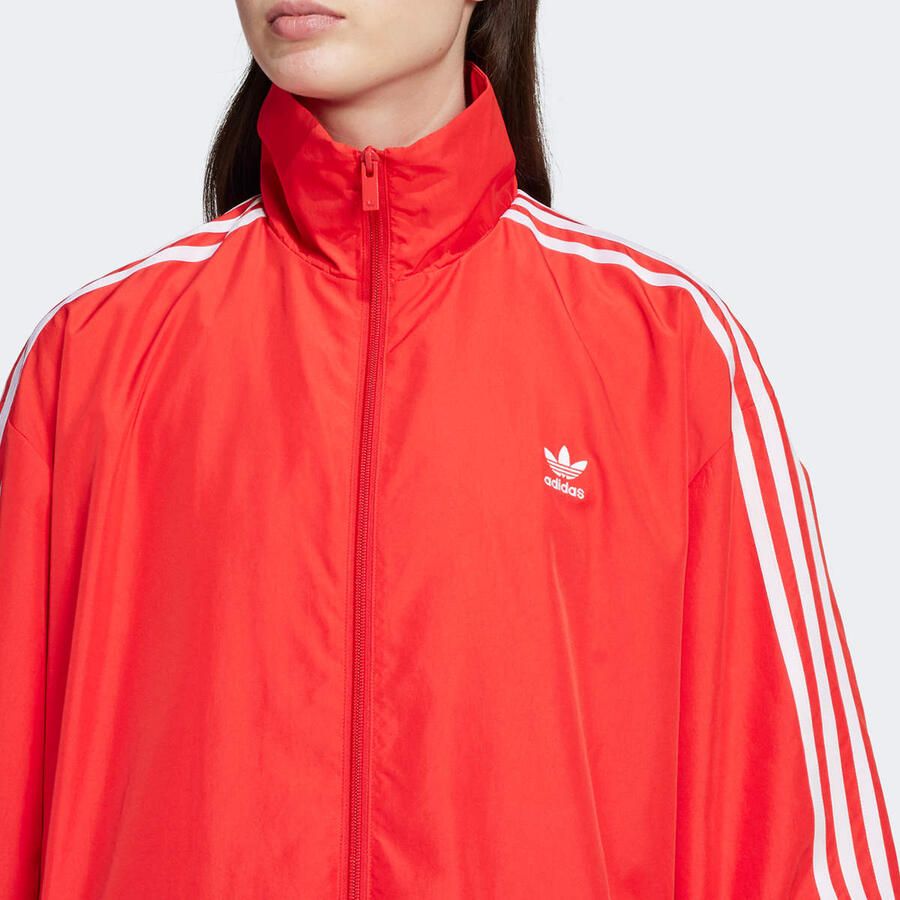 Adidas Originals Firebird oversized trainingsjacke Women Trainingspakken rood Maat XS Kleding