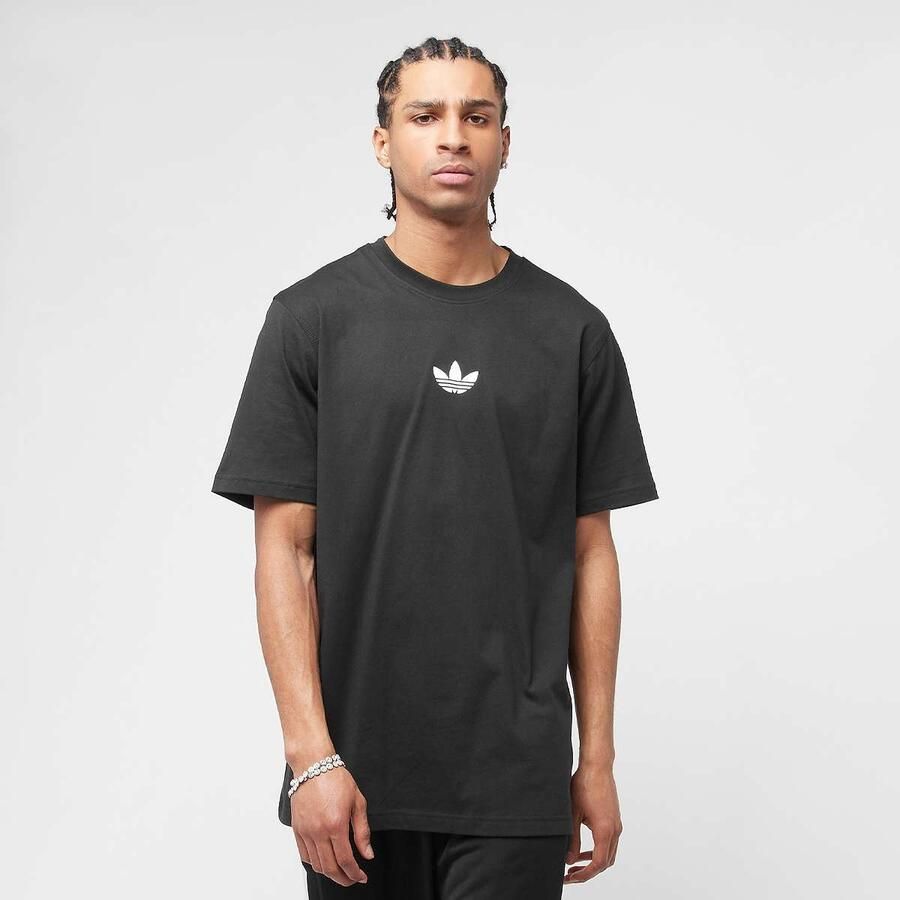 Adidas Originals Floating Trefoil Tee men T-Shirts & Polo's zwart Maat XXL Kleding - Foto 1